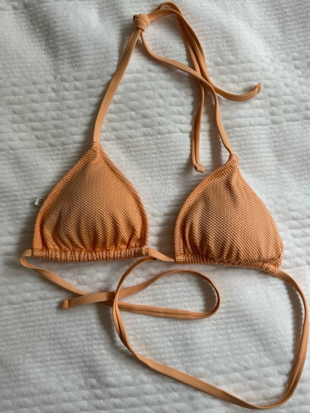 Aerie Textured Triangle Bikini Top